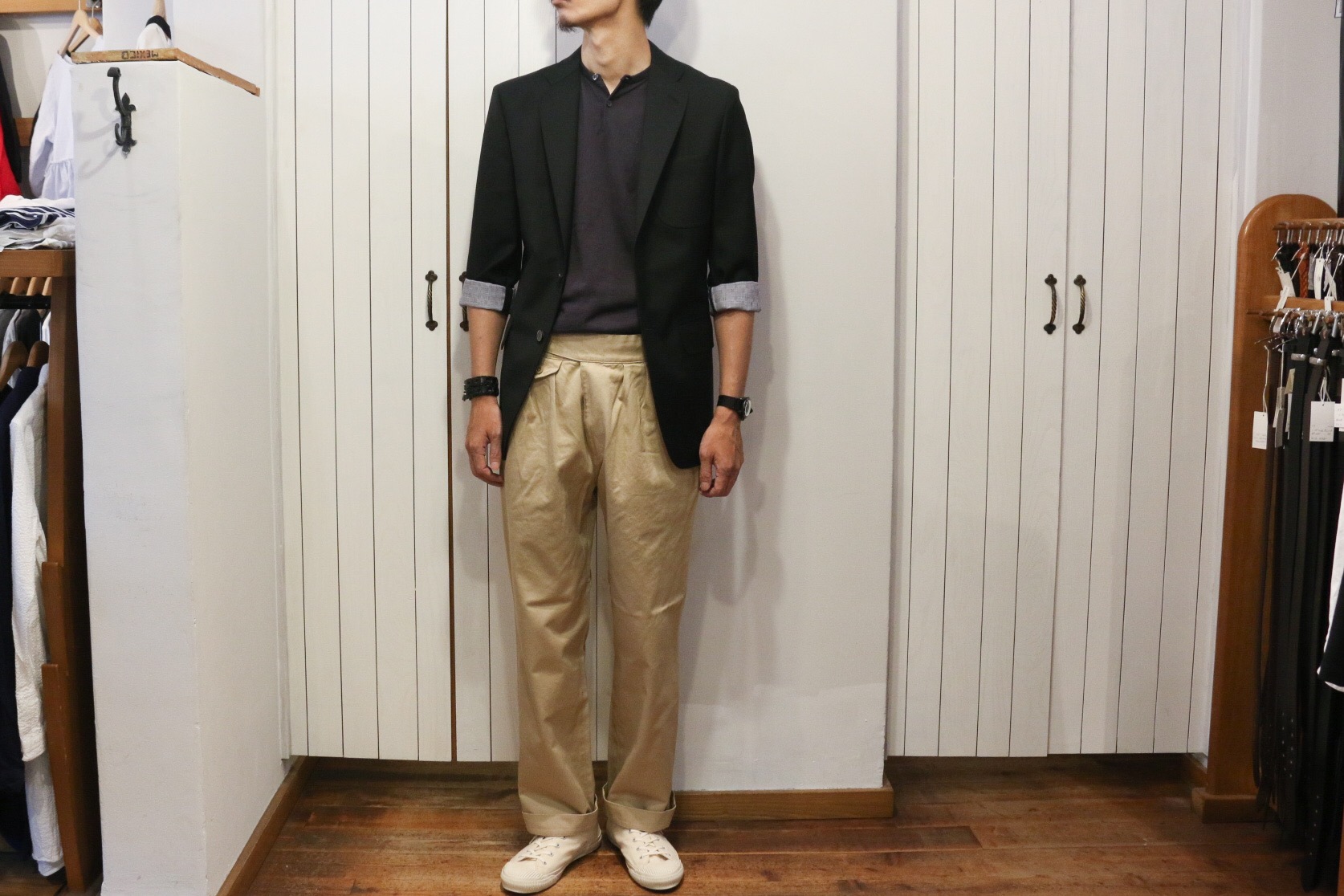 ケネスフィールドのグルカトラウザーワイドパンツ | Fuzzy Clothed