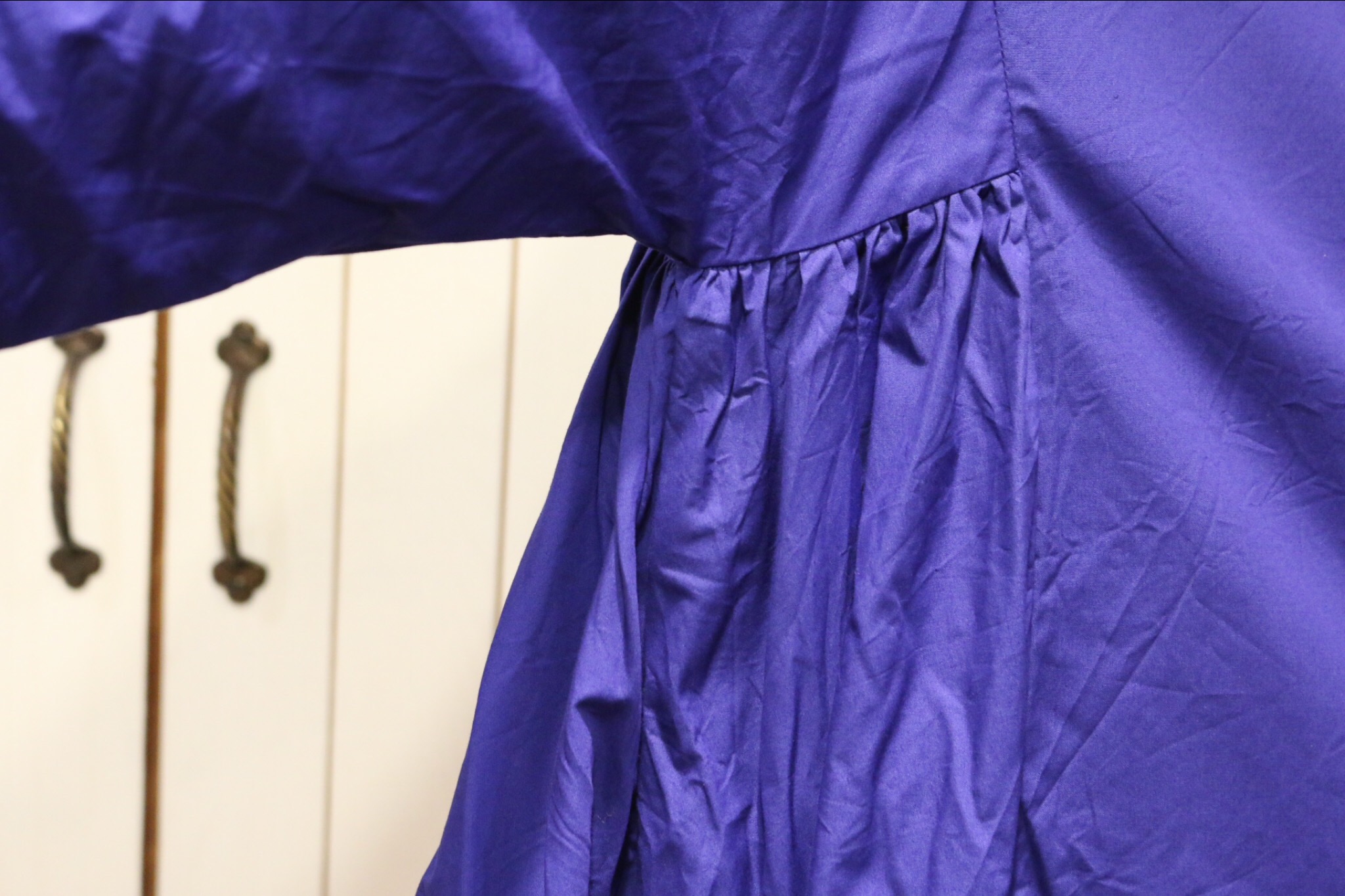 ワンピース Gauze#/ side gather tent line one piece Gauze#/ side gather tent line one piece