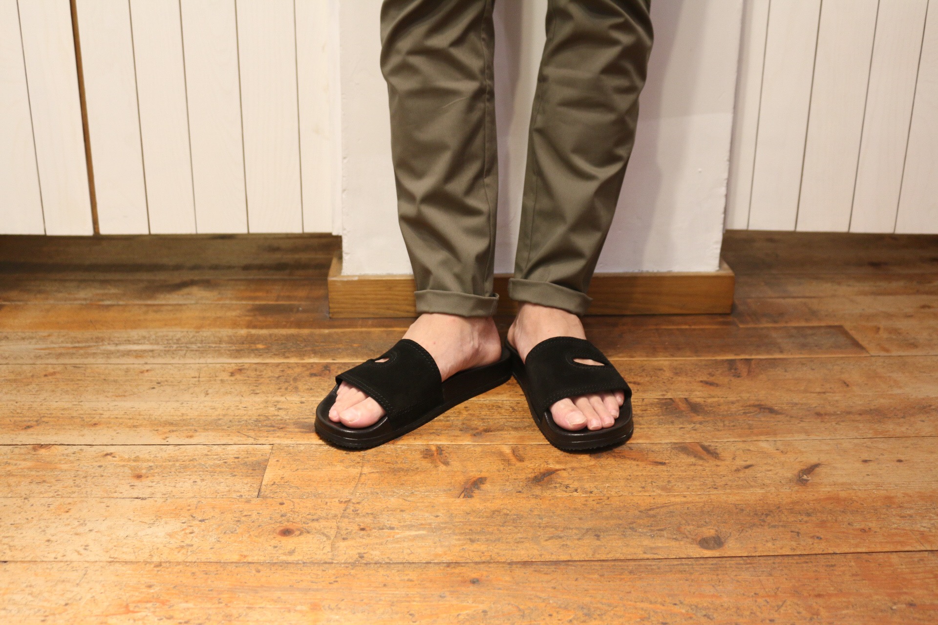 REPRODUCTION OF FOUNDのGERMAN MILITARY SANDAL | Fuzzy Clothed
