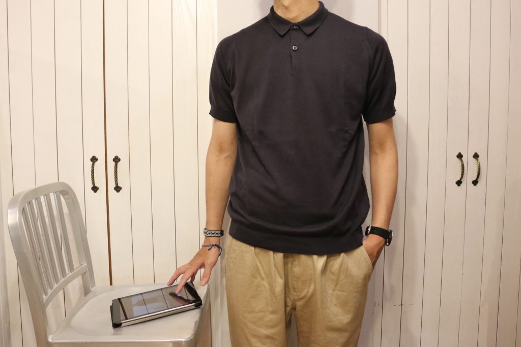 JOHN SMEDLEY ニットポロ