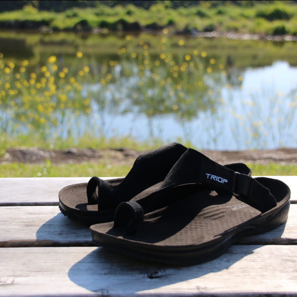 【TRIOP】 ZENI SLIPPER BLACK 26.0