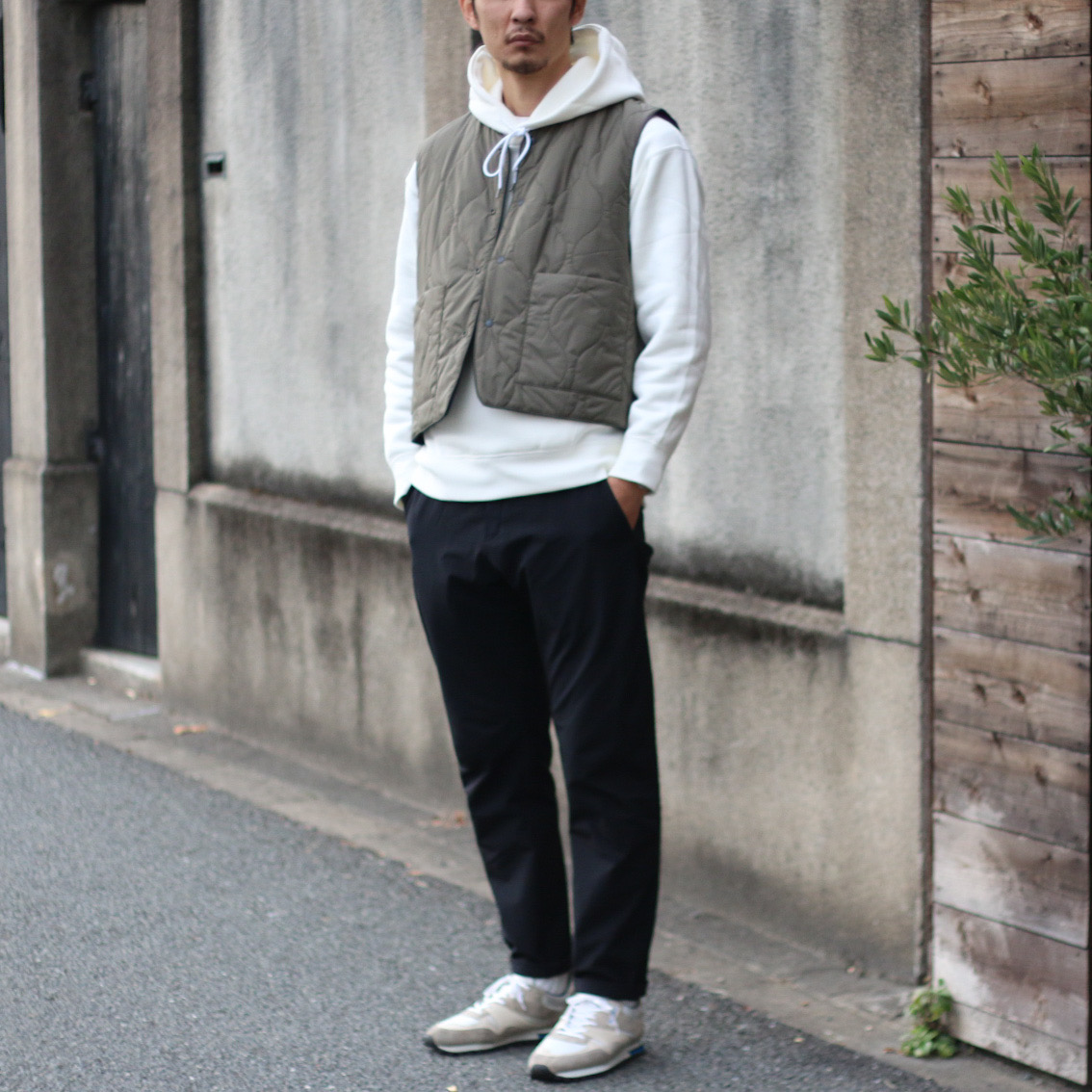 still by hand スウエット CS03224 STILL BY HAND - 【ラスト1点】【24AW】ハーフジッププル