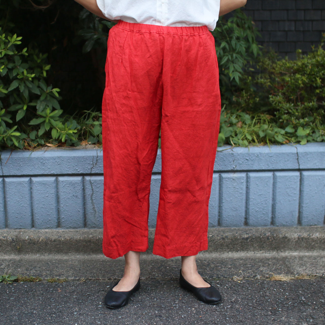 Gauze# リネンアトリエパンツ Gauze# ガーゼ リネン アトリエ パンツ G835 日本製 ワイド
